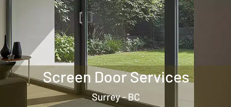 Screen Door Services Surrey - BC