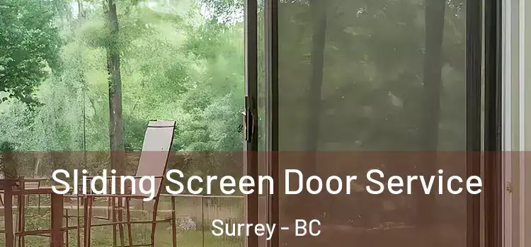 Sliding Screen Door Service Surrey - BC